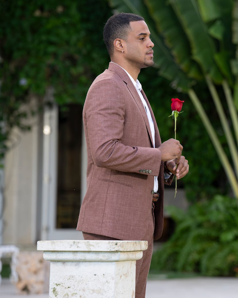 Grant on The Bachelor. Photo via ABC