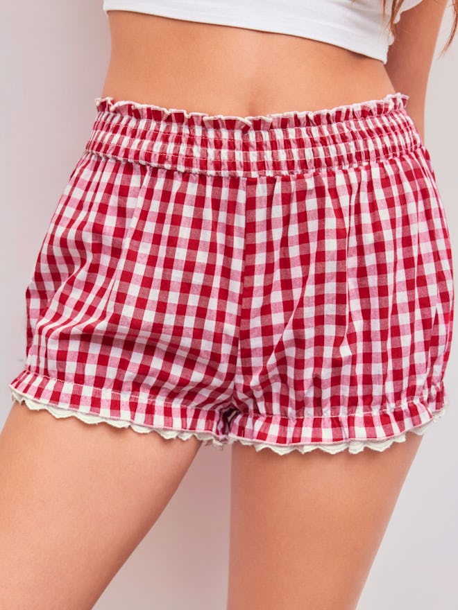 Mid Rise Gingham Bloomers
