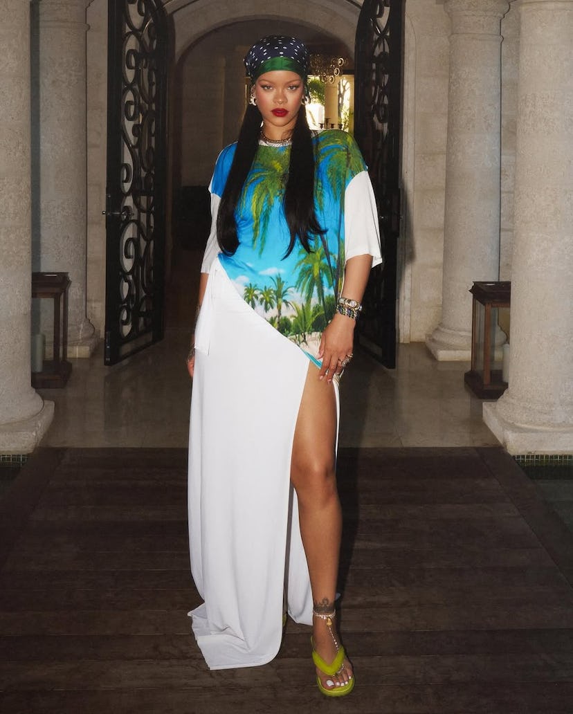 Rihanna in Barbados, March 2025.
