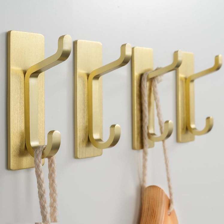 Josmimic Adhesive Towel Hooks (4-Pack)