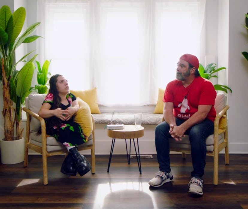 Natalia Grace and Michael Barnett. Screenshot via Max