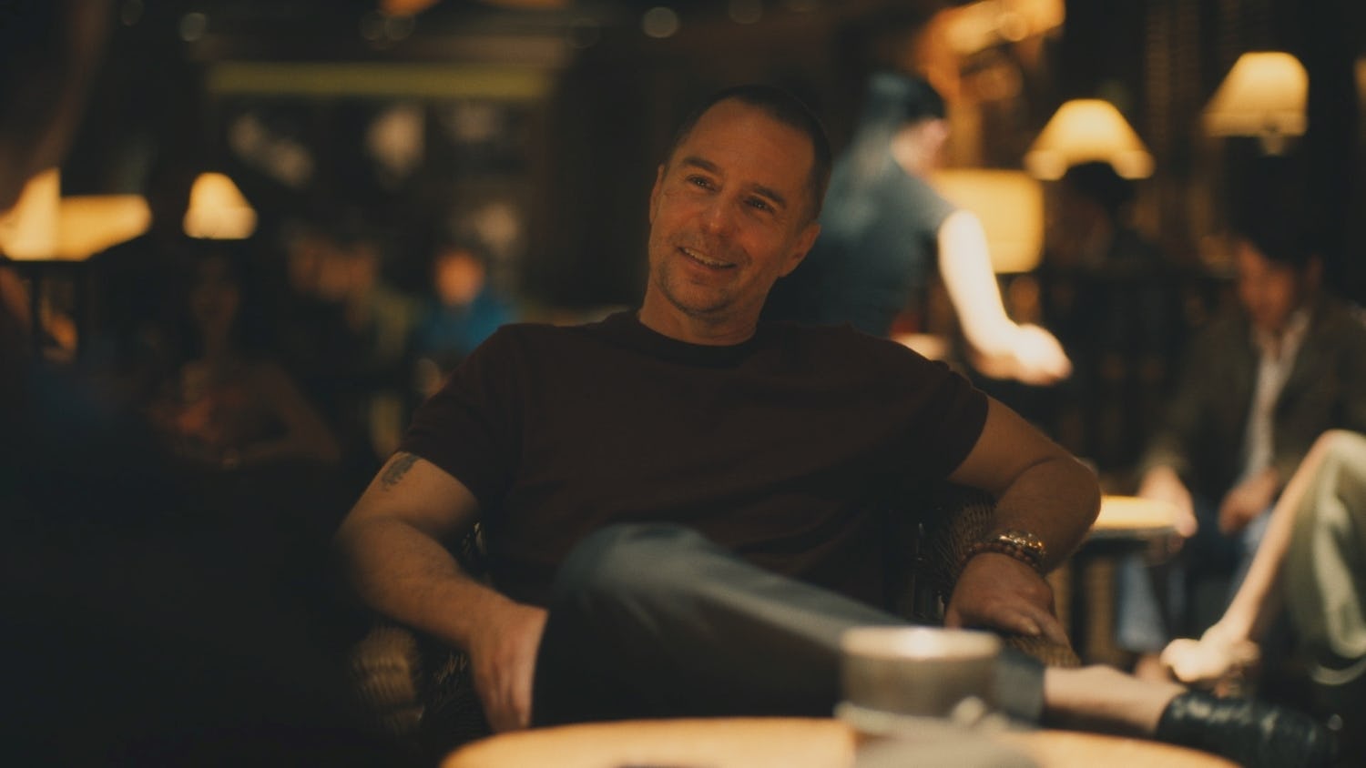 Leslie Bibb explained Sam Rockwell&rsquo;s reservations about his role on &lsquo;The White Lotus.'