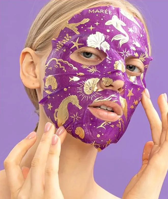 MAREE Collagen Facial Mask with Hyaluronic Acid (6-Pack)