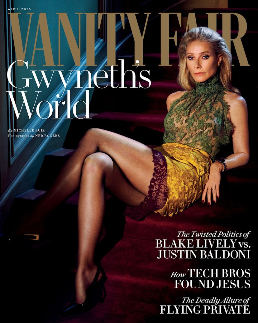 Gwyneth Paltrow’s sheer dress on Vanity Fair cover