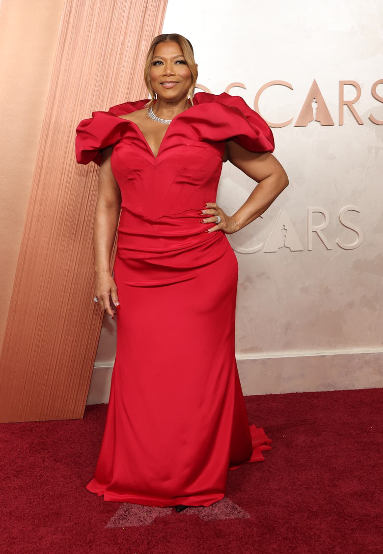 Queen Latifah attends the 97th Annual Oscars at Dolby Theatre on March 02, 2025 in Hollywood, Califo...
