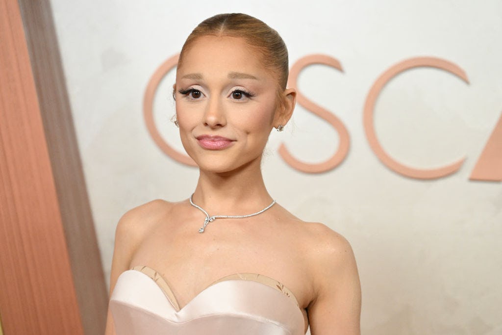 Ariana Grande at the 2025 Oscars.