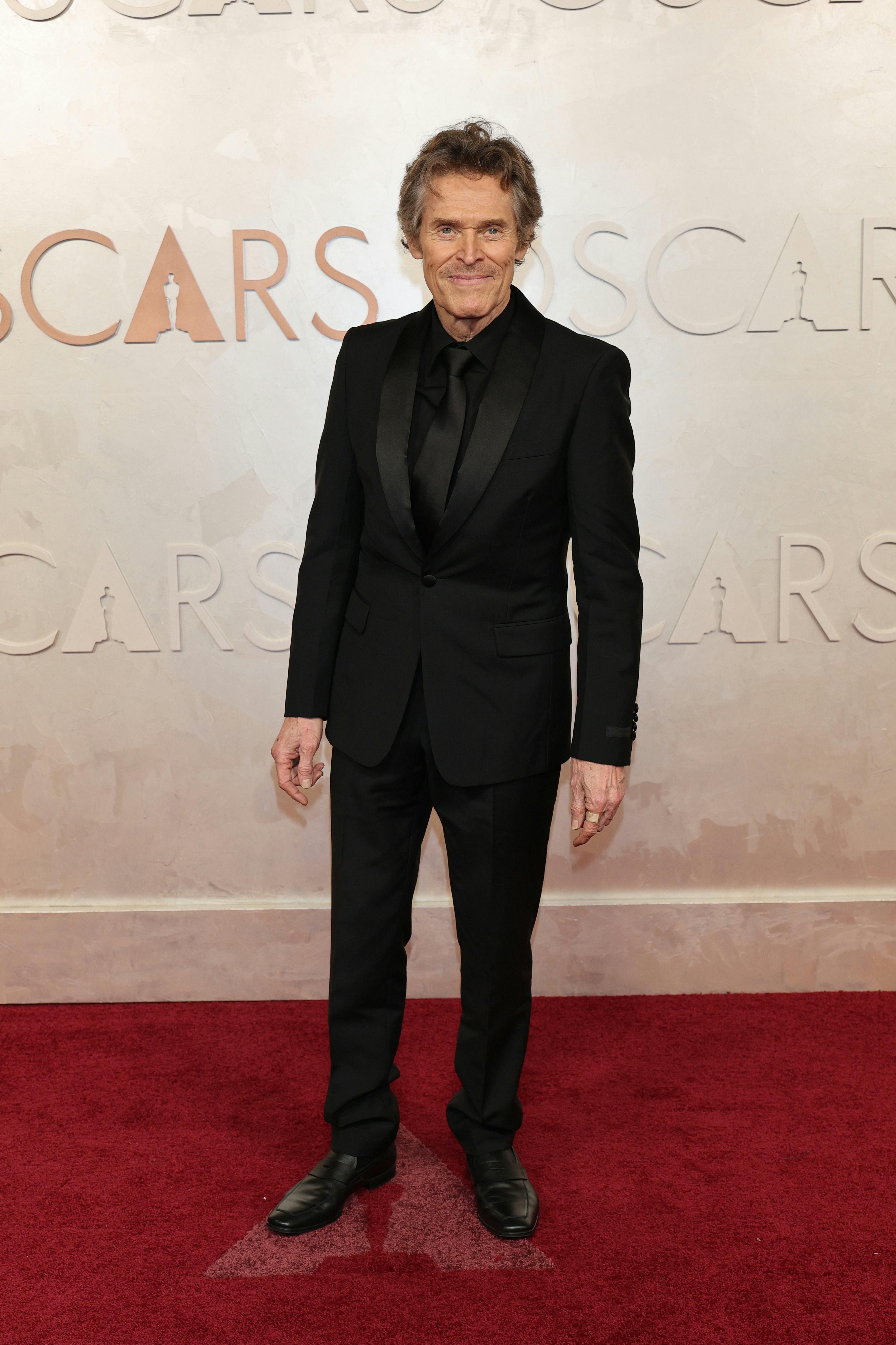 Willem Dafoe attends the 97th Annual Oscars at Dolby Theatre on March 02, 2025 in Hollywood, Califor...