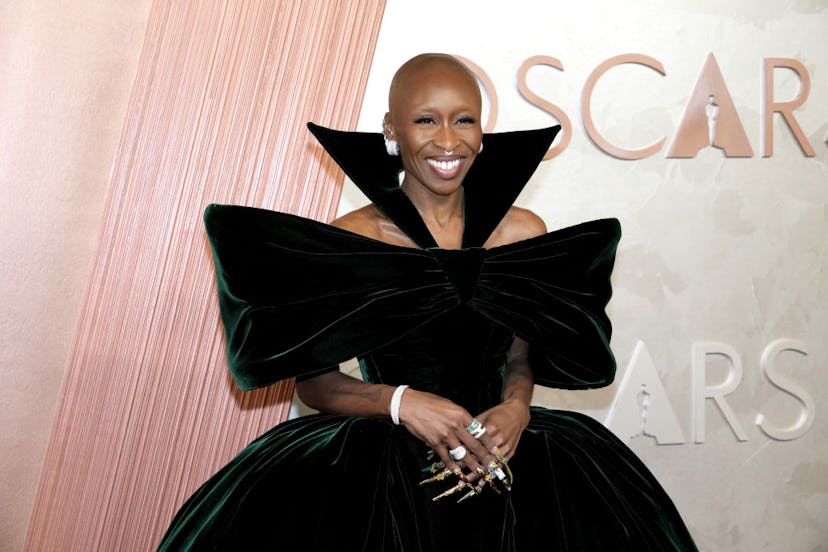 Cynthia Erivo’s nails at the 2025 Oscars.