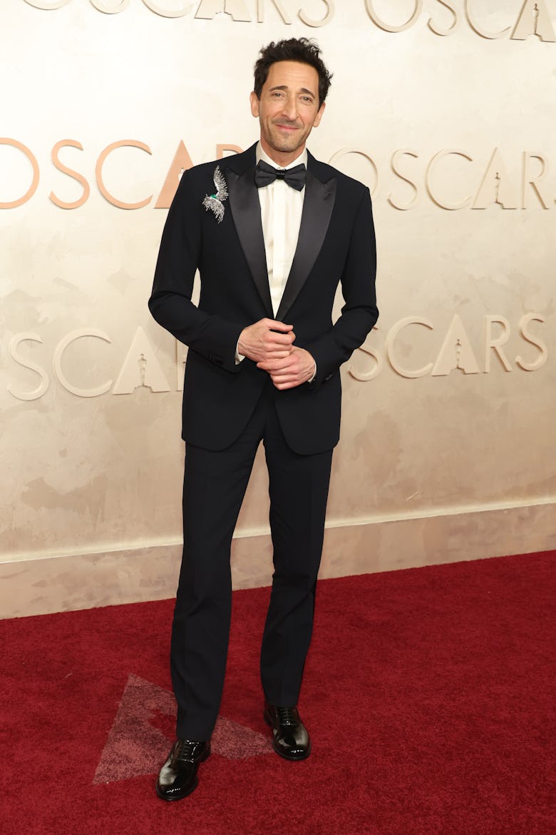 Adrien Brody attends the 97th Annual Oscars at Dolby Theatre on March 02, 2025 in Hollywood, Califo...