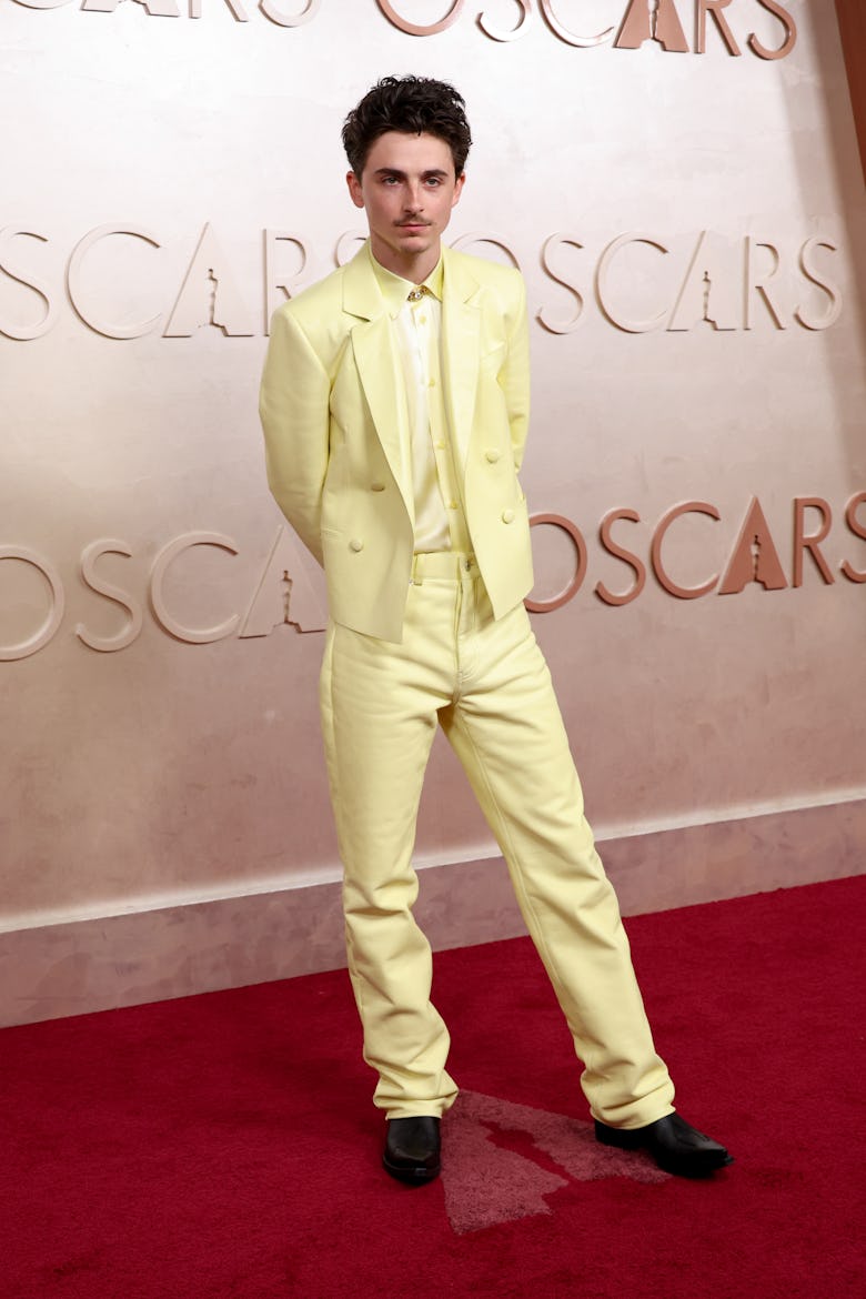 Timothée Chalamet at the 97th Oscars held at the Dolby Theatre on March 2, 2025 in Hollywood, Califo...