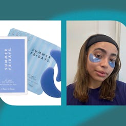 Summer Fridays' Jet Lag Eye Patches combat my morning puffiness like magic.
