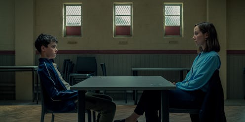 Owen Cooper and Erin Doherty in Adolescence. Photo via Netflix