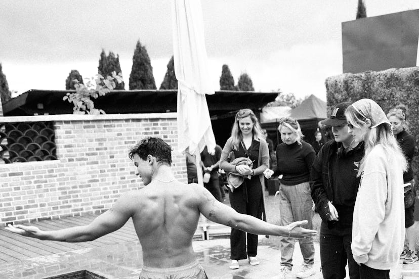 Behind the scenes of My Fault: London. Photo via Similar But Different