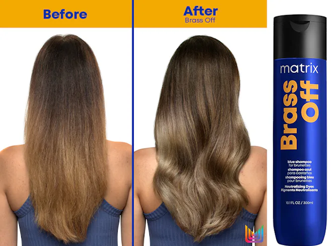 Matrix Brass Off Toning Blue Shampoo