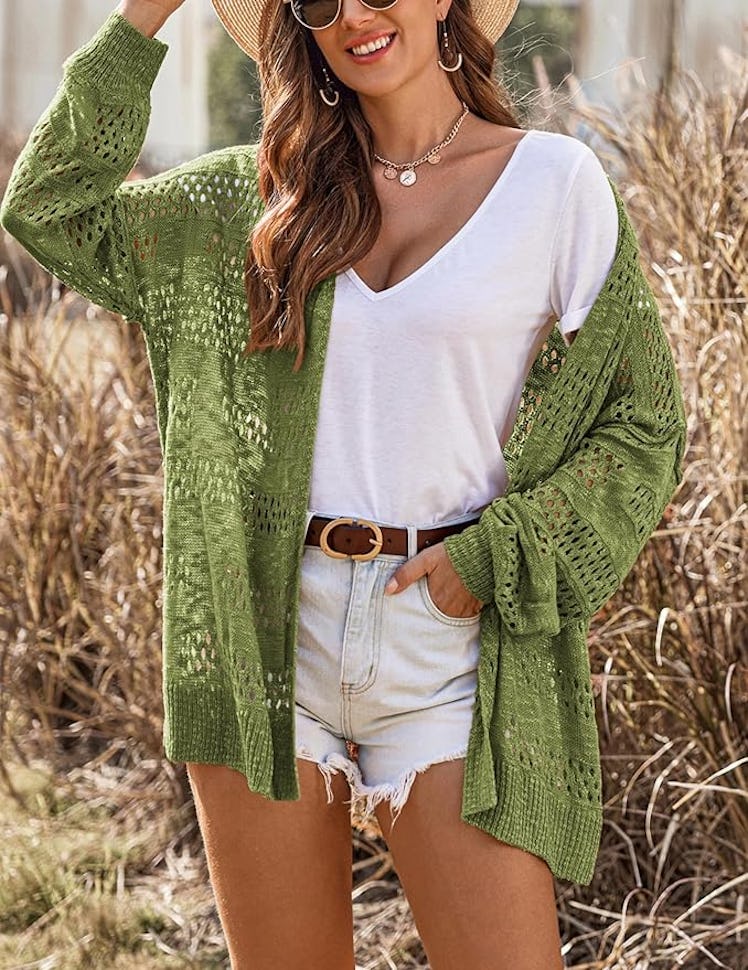 HOTOUCH Crochet Cardigan