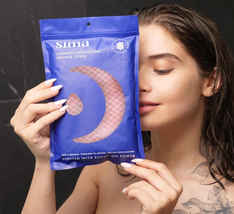 Sima Brand Exfoliating Face & Body Towel 
