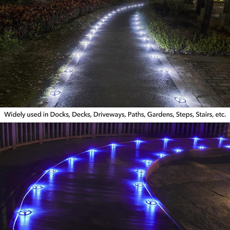 AGPTEK Solar Driveway Lights (4-Pack) 