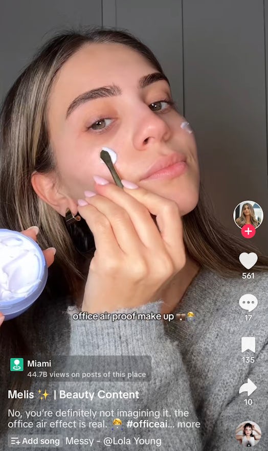 office air-proof makeup