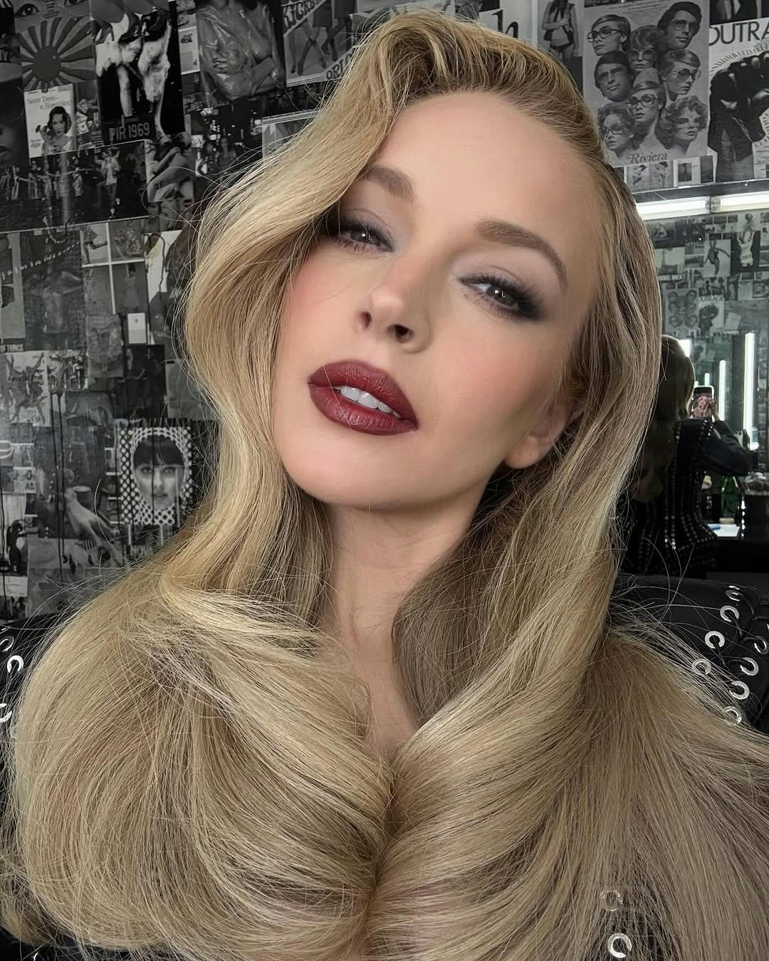 Lindsay Lohan almond milk hair