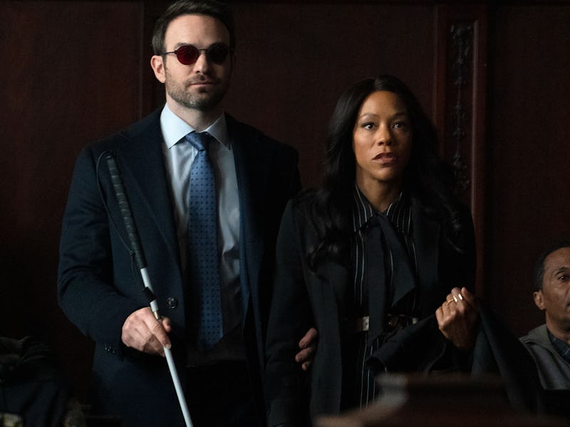 Charlie Cox and Nikki M. James in Daredevil: Born Again