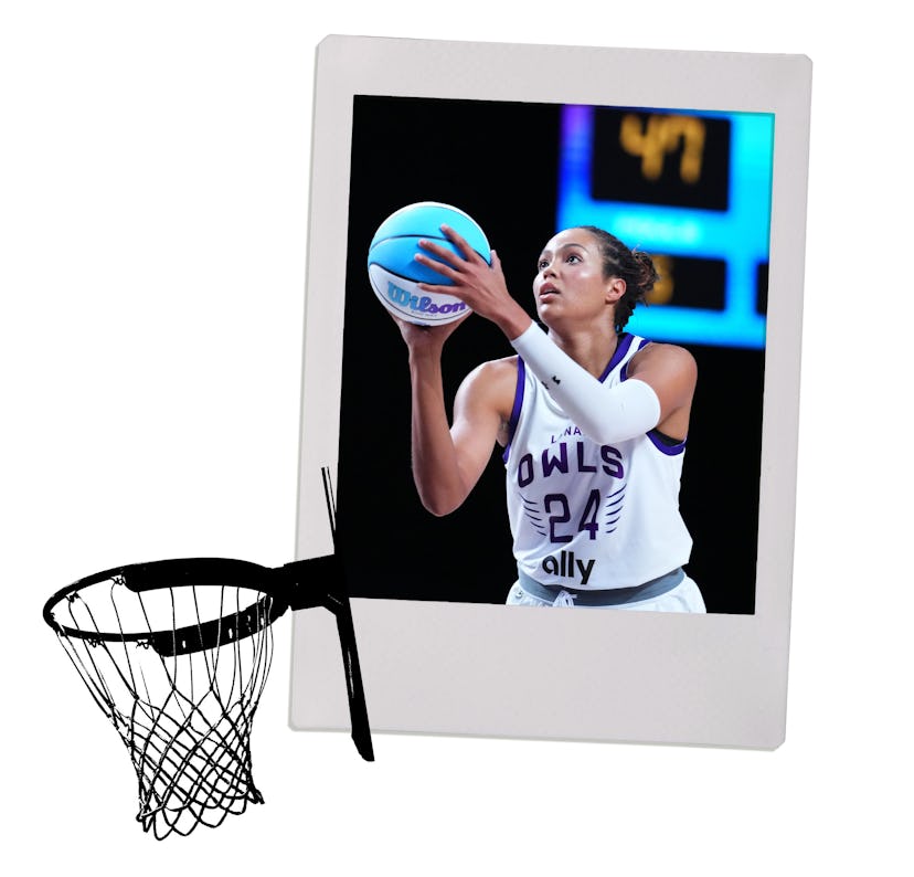 Minnesota Lynx basketball player Napheesa Collier, who played for the Unrivaled league’s Lunar Owls.