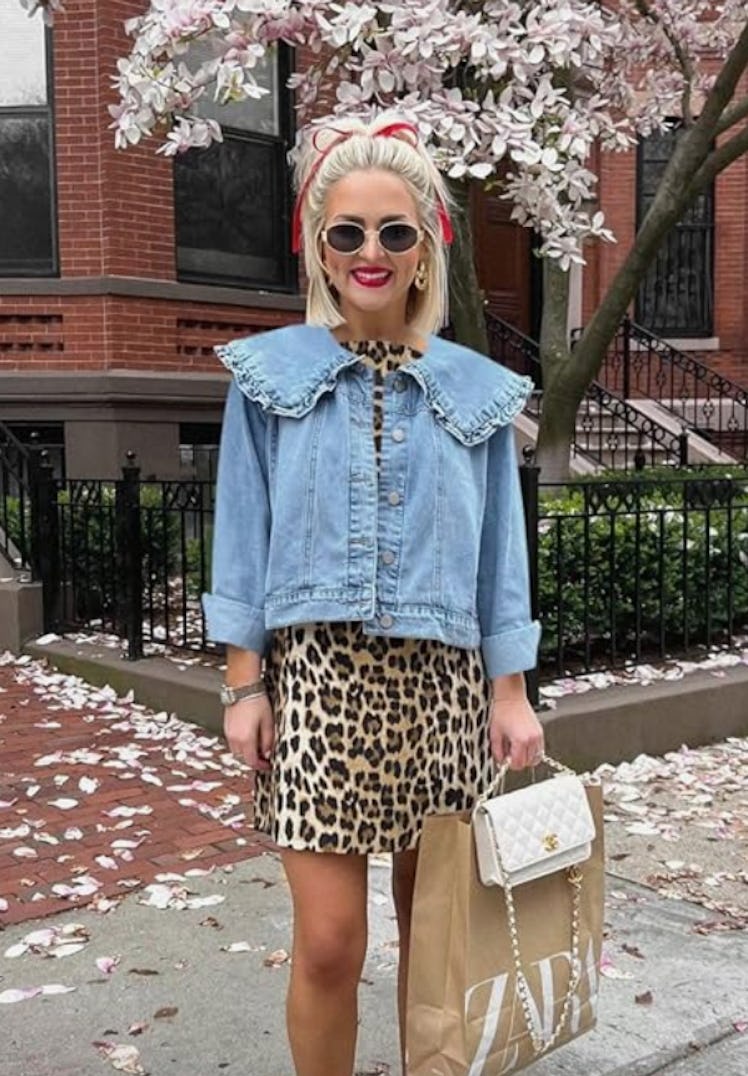 Takaneo Jean Jacket with Peter Pan Collar