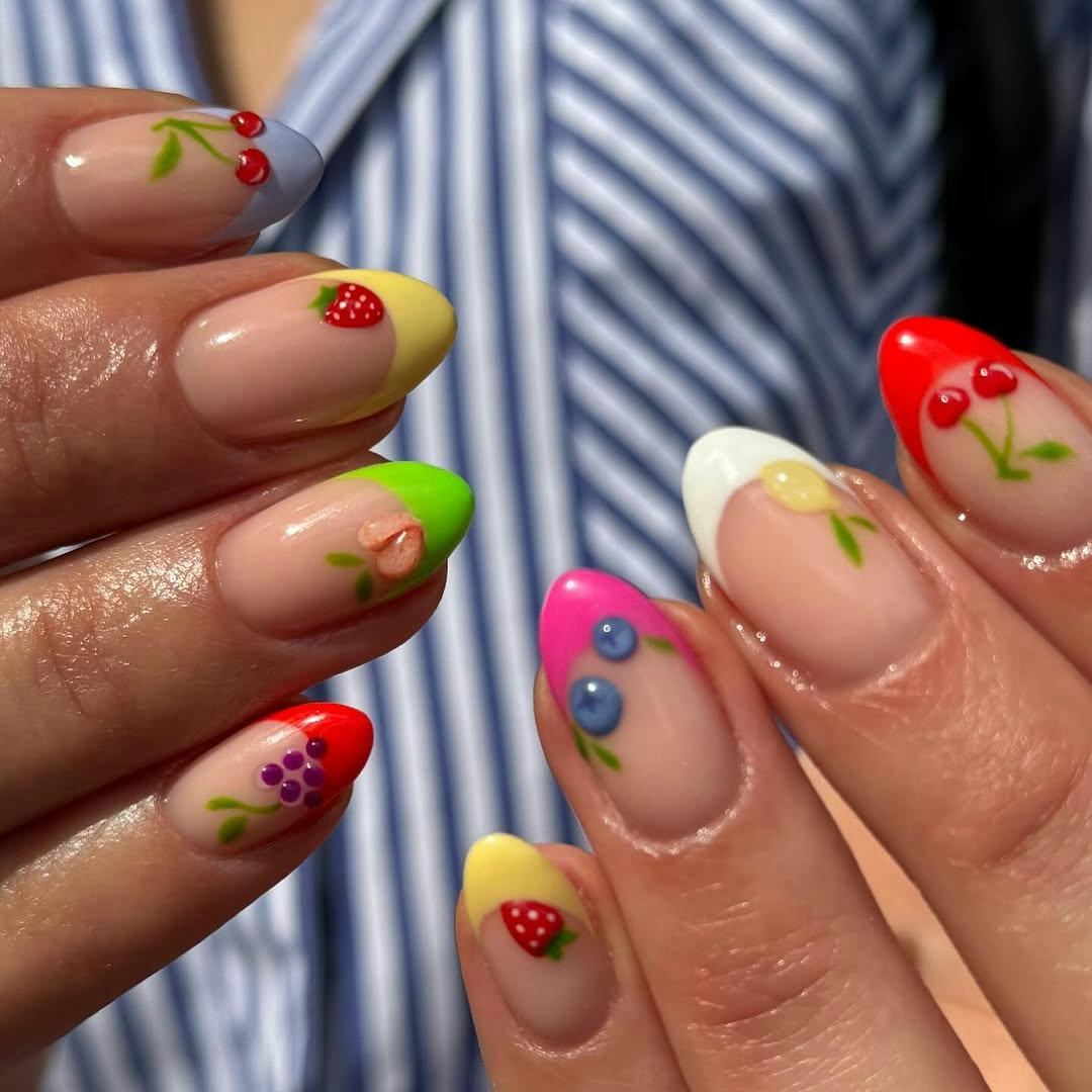 fruit nail art ideas
