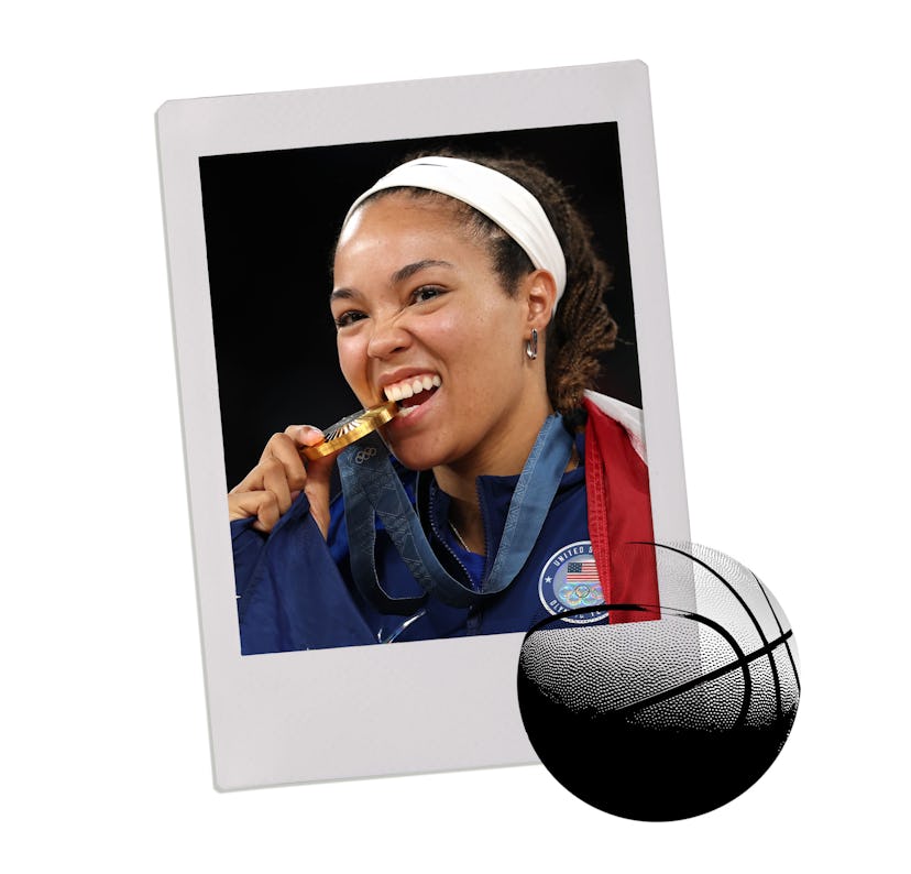 WNBA star Napheesa Collier, who co-founded Unrivaled with Breanna Stewart.