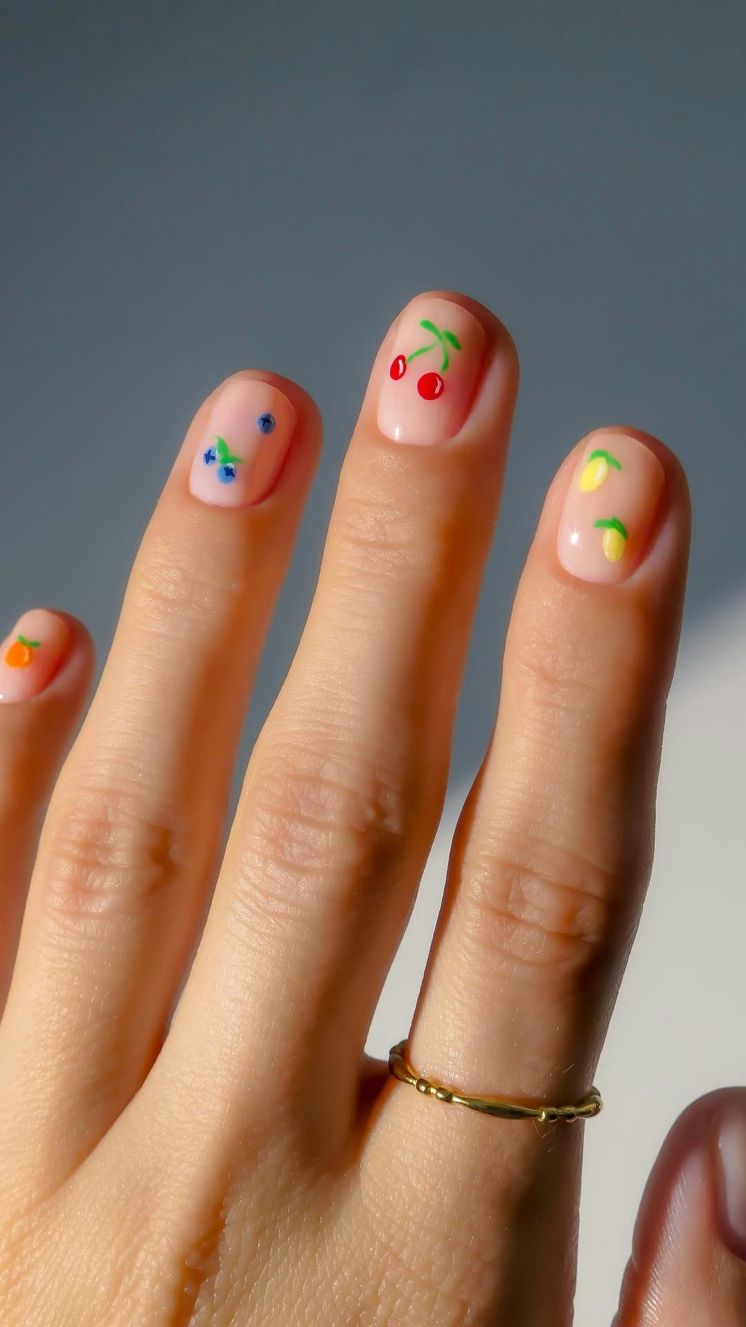 fruit nail art