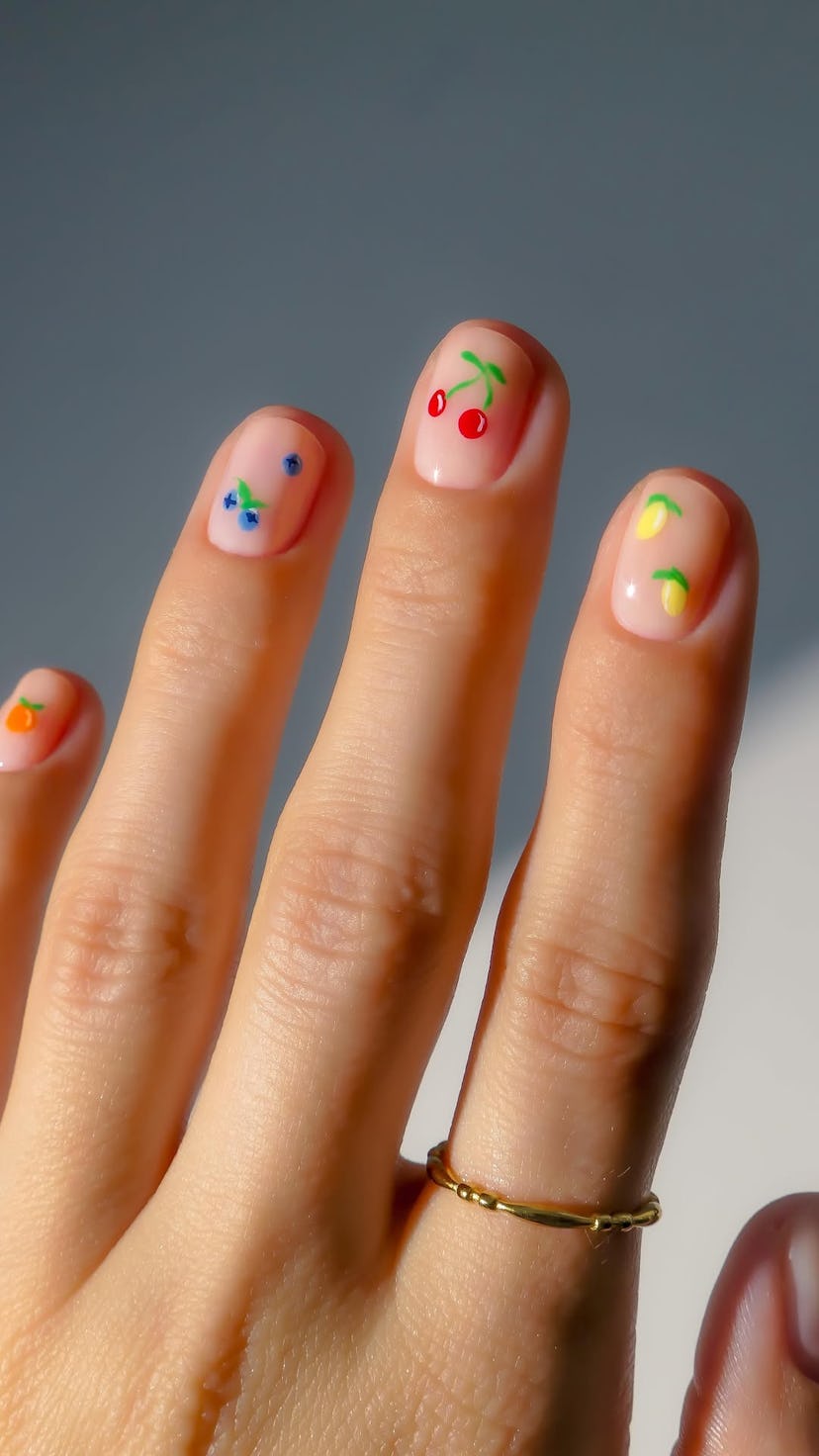 fruit nail art