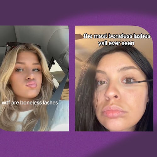 What are “boneless” lashes and why is everyone on TikTok talking about them?