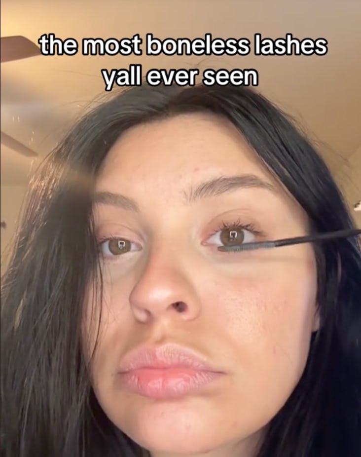 boneless lashes on tiktok