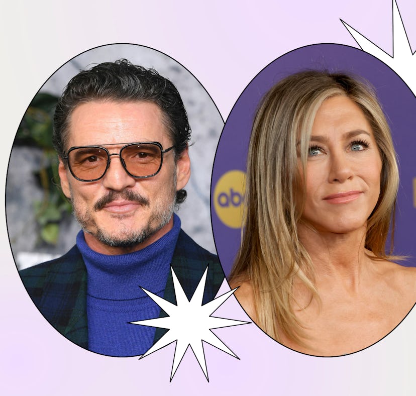 Pedro Pascal and Jennifer Aniston