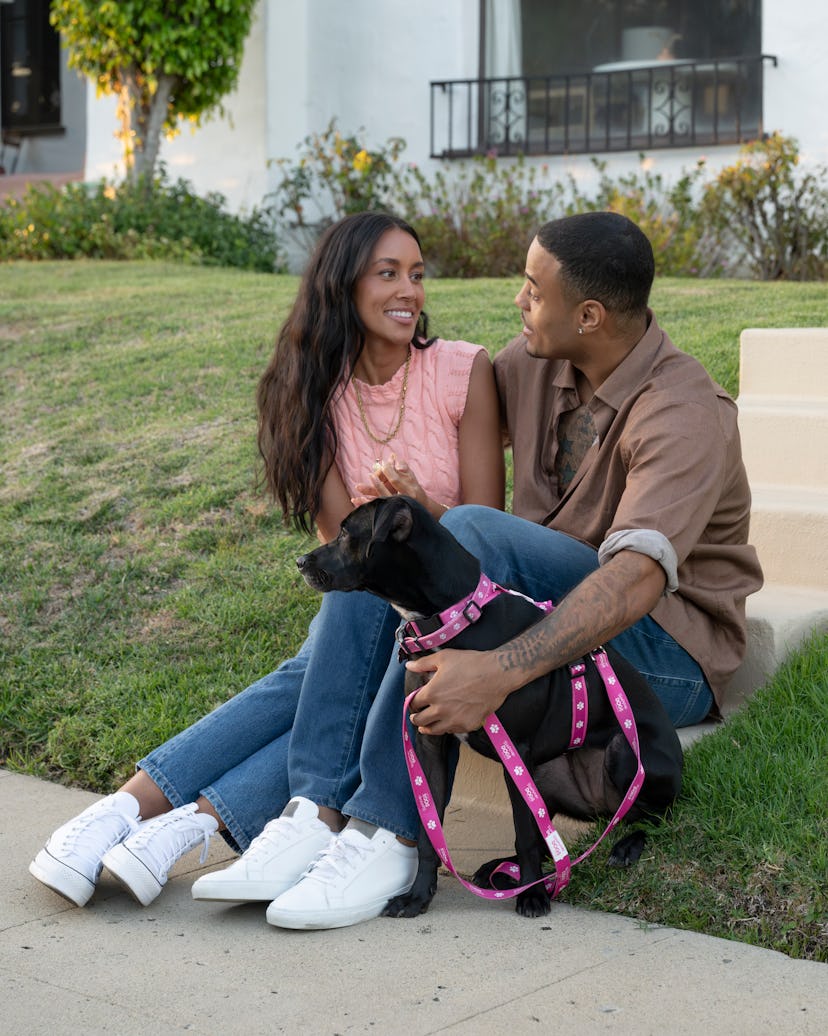 Litia and Grant on The Bachelor. Photo via ABC