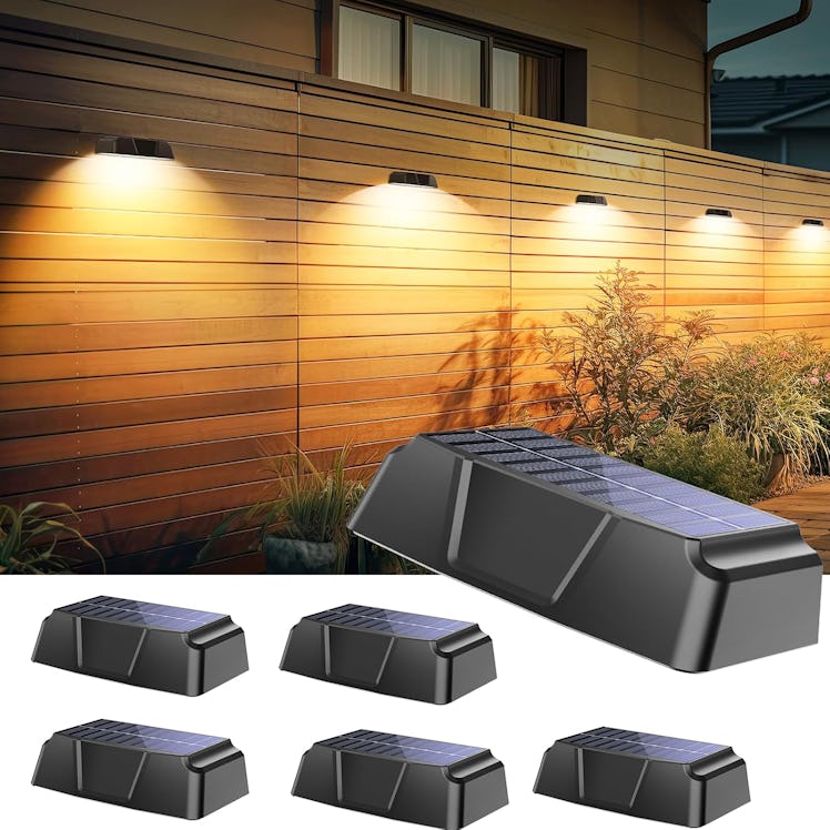 Brightown Solar Fence Lights (6-Pack)
