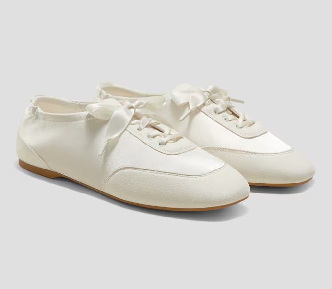 Cristina Lace-Up Derby Flats