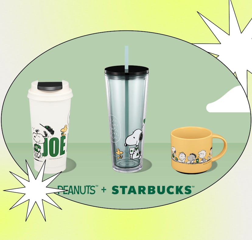Starbucks has a new Snoopy merch collection in stores.