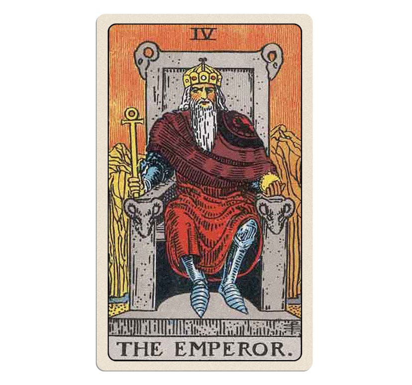 The Emperor tarot card