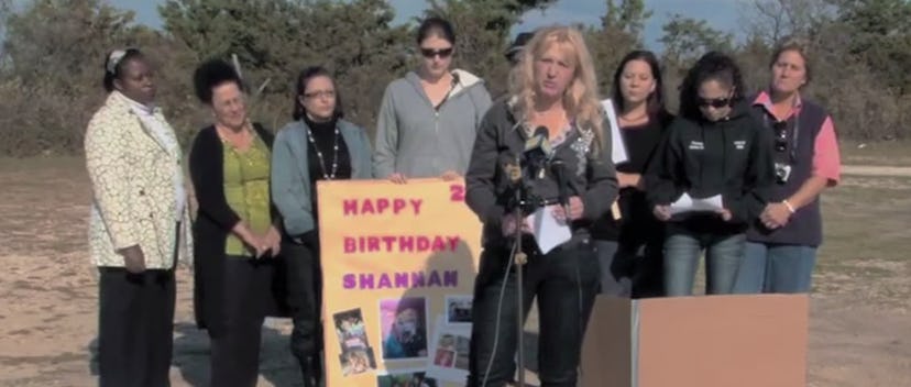 The search for Shannan Gilbert in Gone Girls. Photo via Netflix