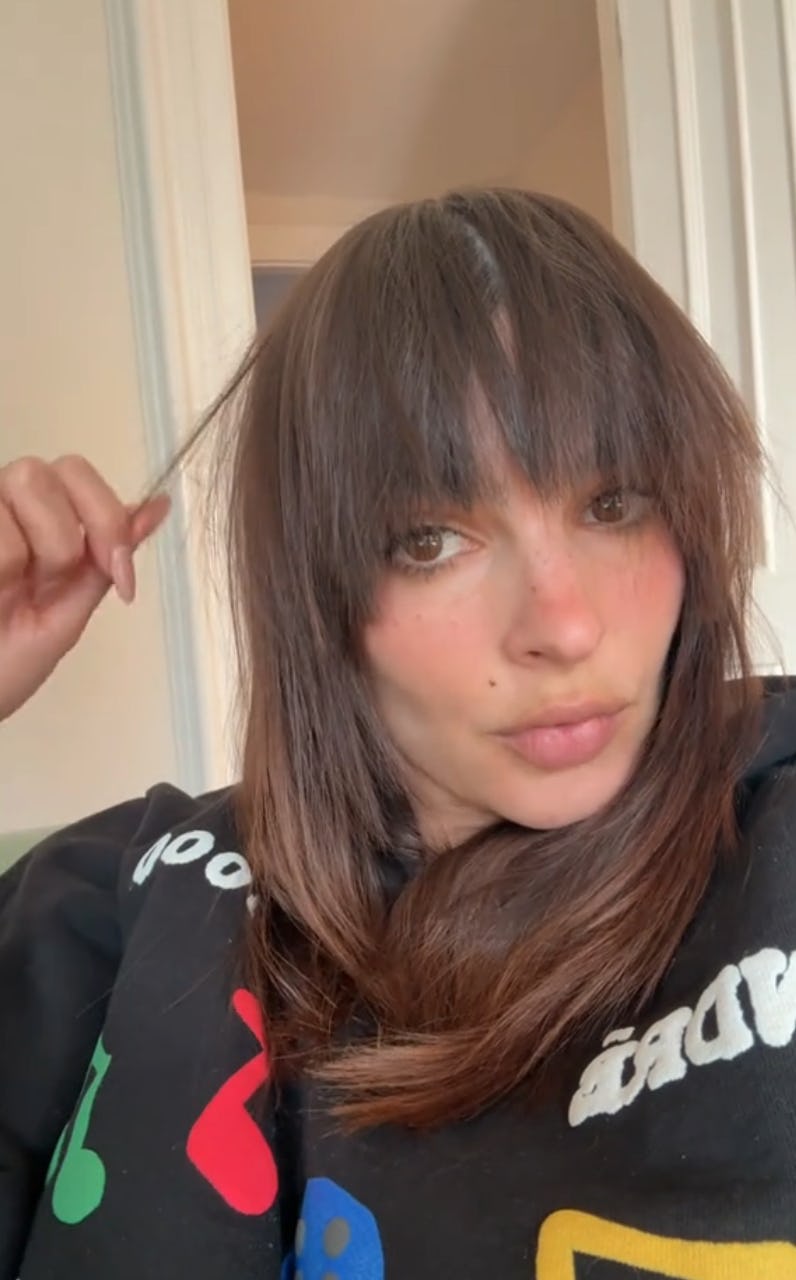 Emily Ratajkowski&rsquo;s new haircut.