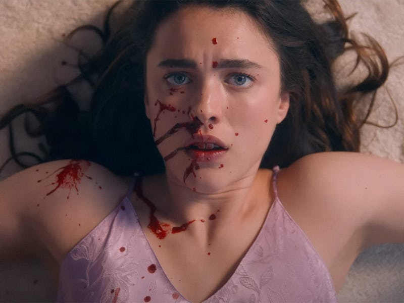 Margaret Qualley as Sue in The Substance