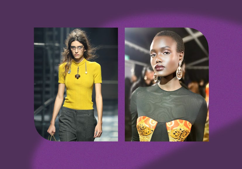 Milan Fashion Week Fall/Winter 2025's biggest beauty trends, from bed head to confetti lips.