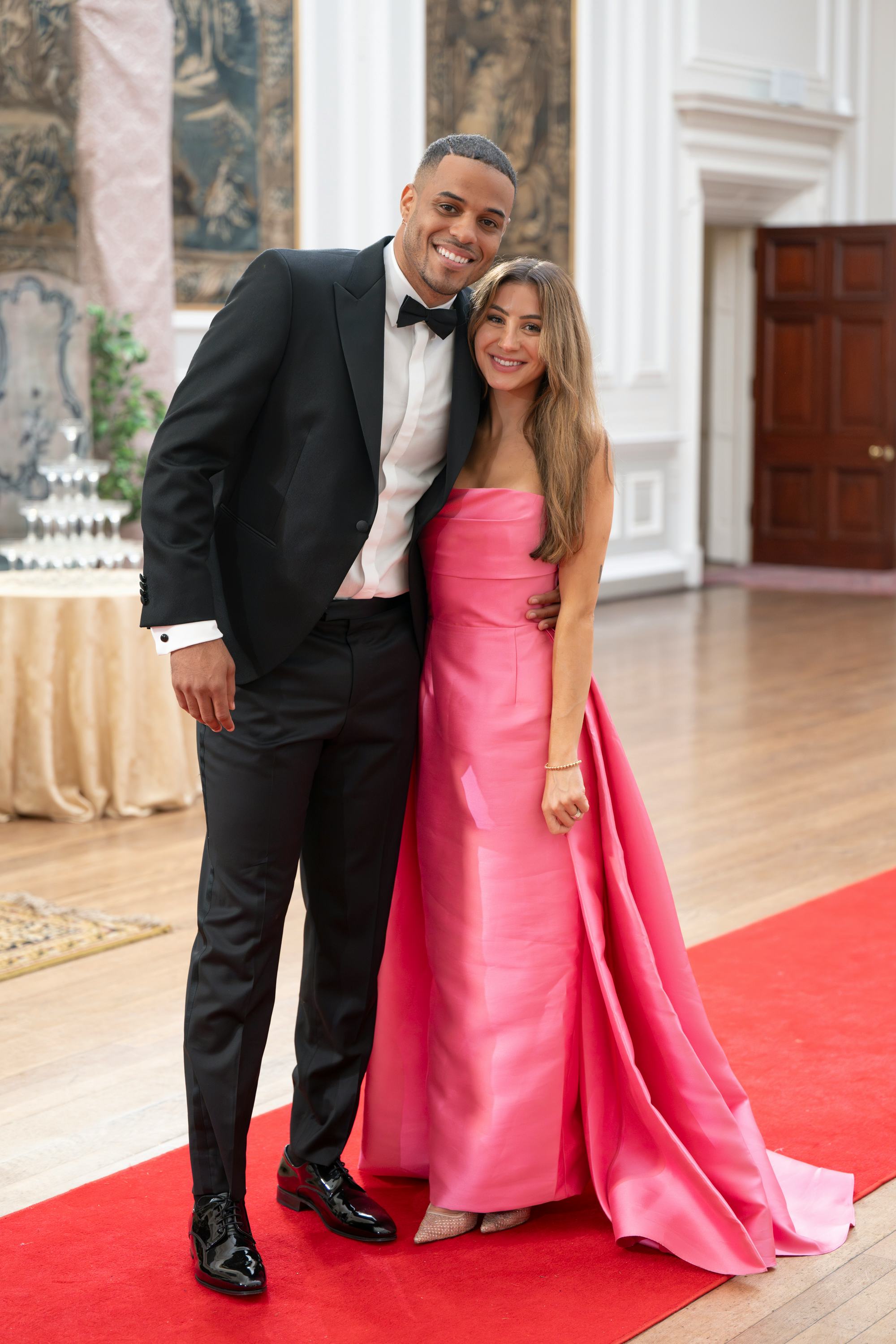 Grant and Juliana on The Bachelor. Photo via ABC