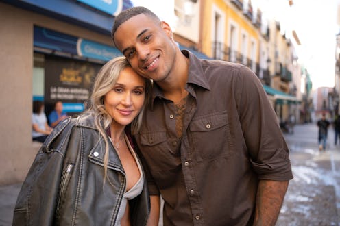 Dina and Grant on The Bachelor. Photo via ABC