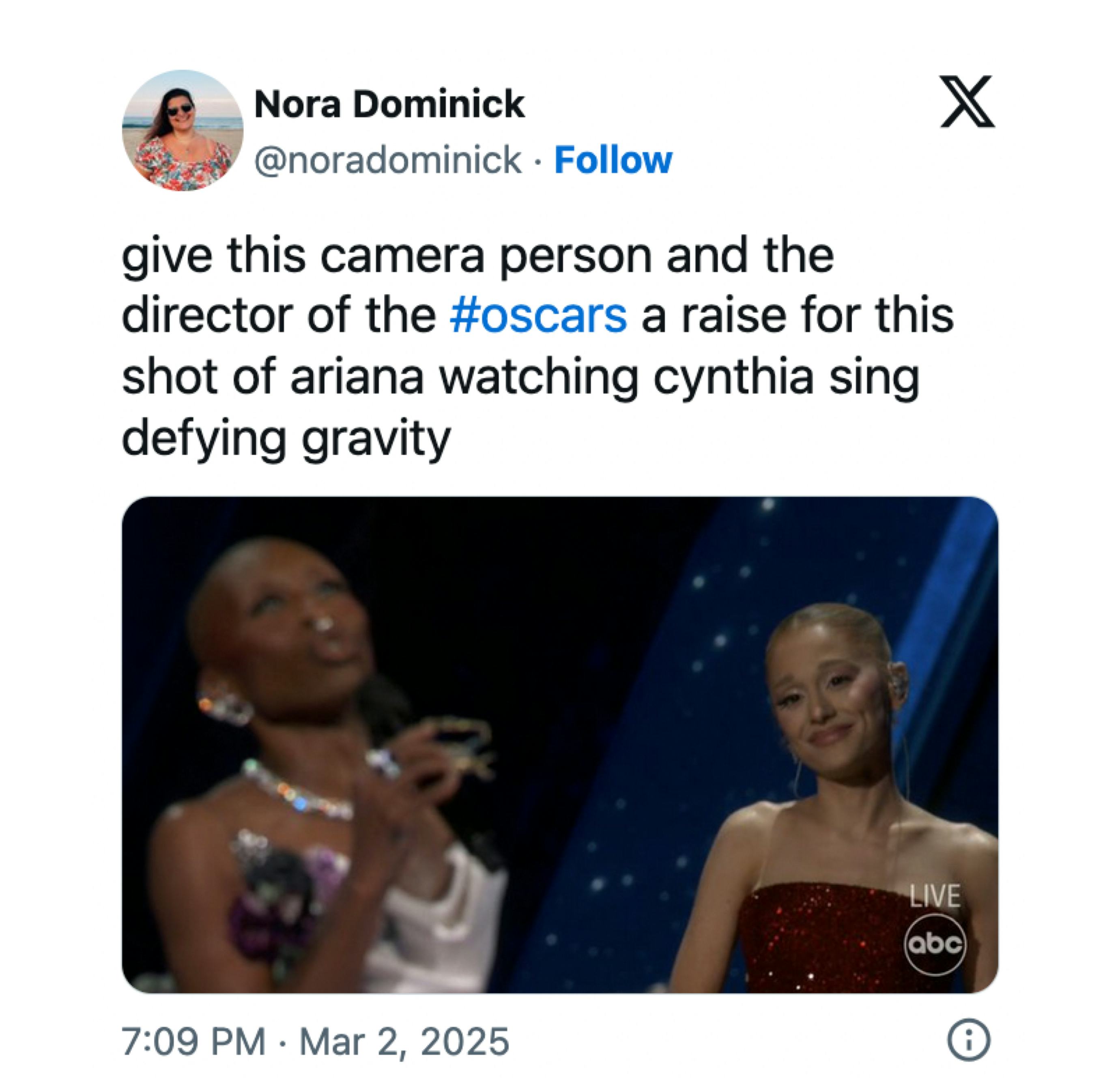 Cynthia Erivo and Ariana Grande at the 2025 Oscars became a viral moment from the night. Screenshot &hellip;