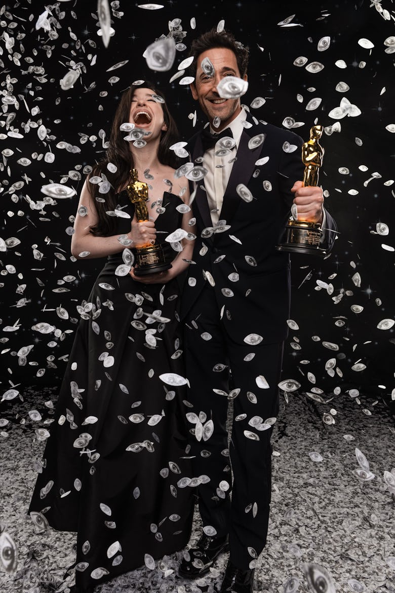 Mikey Madison and Adrien Brody