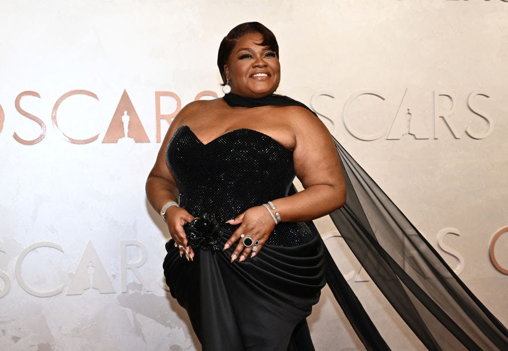 Da&rsquo;Vine Joy Randolph&rsquo;s nails at the 2025 Oscars.