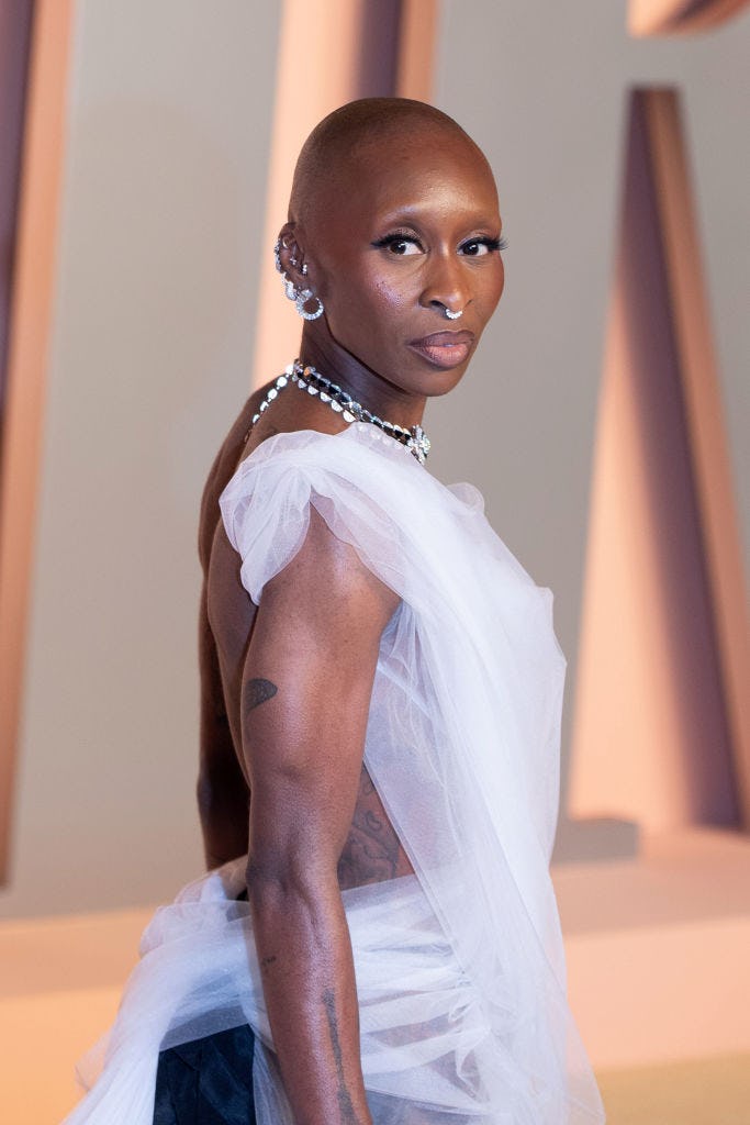 Cynthia Erivo attends the 2025 Vanity Fair Oscar After Party Arrivals on March 3, 2025