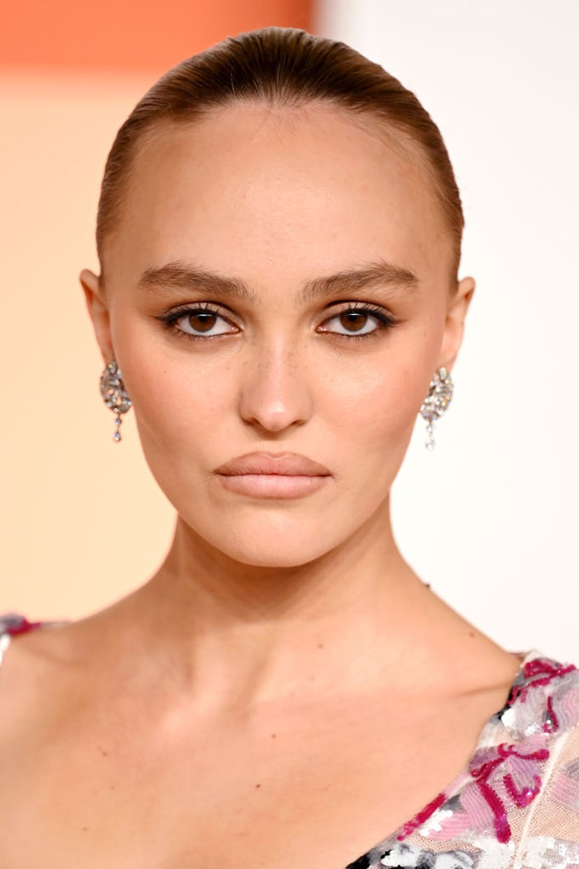 Lily-Rose Depp attends the 2025 Vanity Fair Oscar Party