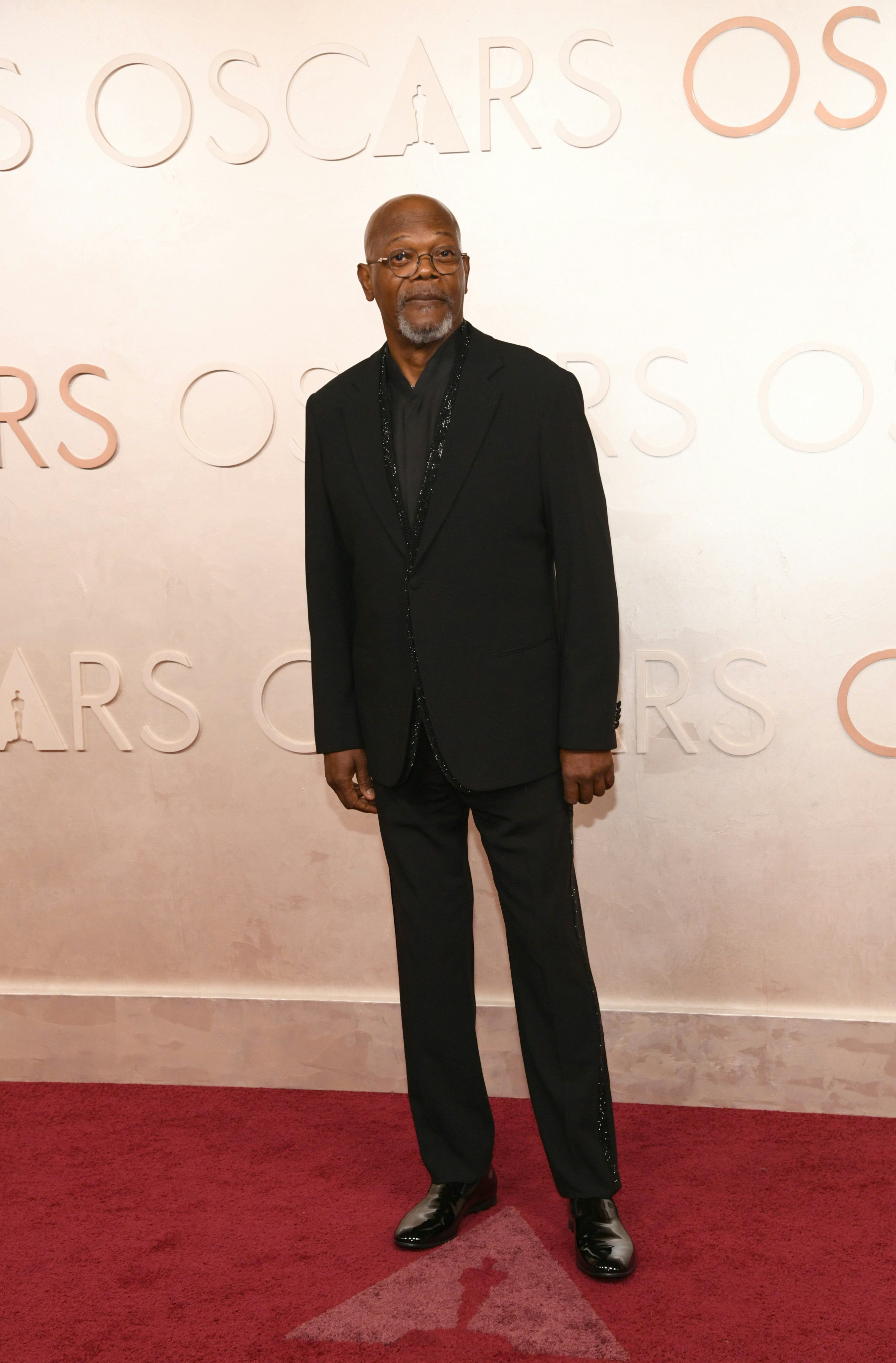 Samuel L. Jackson attends the 97th Annual Oscars at Dolby Theatre on March 02, 2025 in Hollywood, Ca...